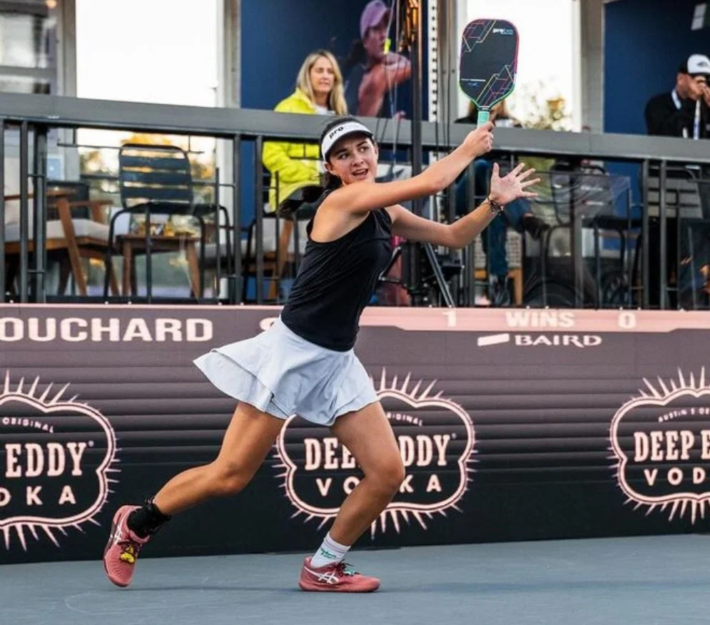 Ella Cosma playing pickleball